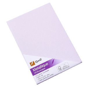 Quill Metallique C6 Envelope Lavender 10 Pack