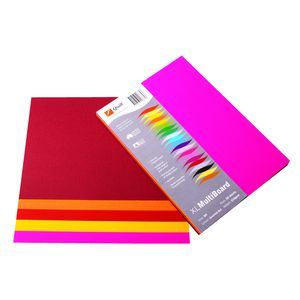 Quill XL MultiPaper 80gsm A5 Assorted Hot 250 Pack