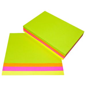 Quill Papers A4 Ream Assorted Fluoro Colours