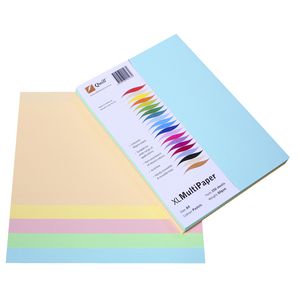 Quill XL MultiPaper 80gsm A4 Assorted Pastels 250 Pack