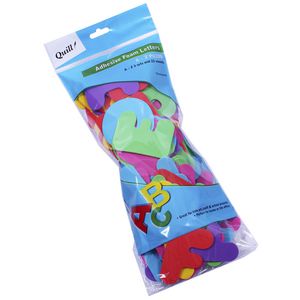 Quill Adhesive Foam Letters Assorted Colours 100 Pack