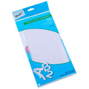 Quill Poster Board Vinyl Stickers White 100 Pack