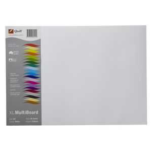 Quill XL MultiBoard 200gsm A3 White 25 Pack