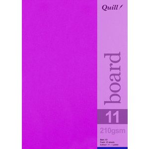 Quill A5 210gsm Board Lipstick 25 Pack