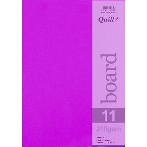 Quill A4 210gsm Board Lipstick 25 Pack
