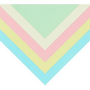 Quill A5 210gsm Board Pastel Assorted 25 Pack