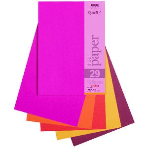 Quill A4 125gsm Paper Hot Assorted 25 Pack