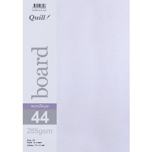 Quill A4 285gsm Metallique Board Quartz 25 Pack