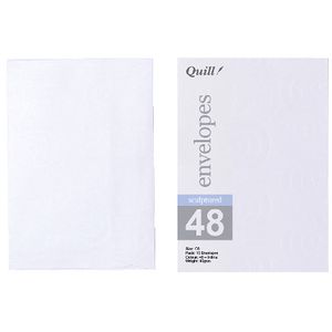 Quill C6 Wallet Envelope Iridina 10 Pack