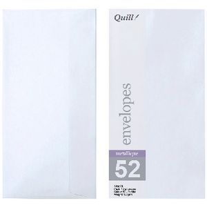 Quill DL Envelopes Metallique Peridot 10 Pack