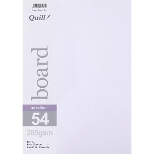 Quill A4 285gsm Metallique Board Moonstone 25 Pack
