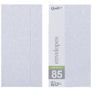 Quill Wallet DL Envelope Gunmetal 10 Pack