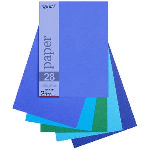 Quill A5 Paper Cold Assorted 250 Pack
