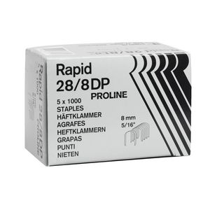 Rapid 28/8 DP Staples 5000 Pack