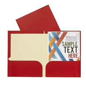 Report Cover A4 Matte Laminate Red