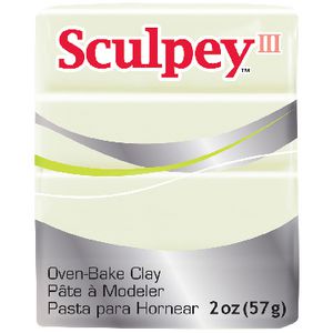 Sculpey III Modelling Clay Glow in the Dark 57g
