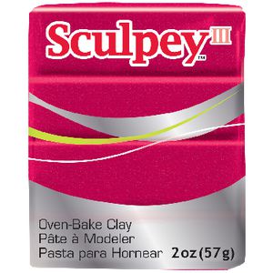 Sculpey III Modelling Clay Deep Red Pearl 57g