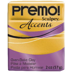 Sculpey Premo Accents Modelling Clay 18K Gold 57g