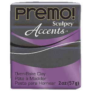 Sculpey Premo Accents Modelling Clay Graphite Pearl 57g