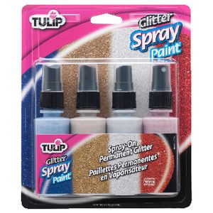 Tulip Fabric Spray Glitter 4 Pack