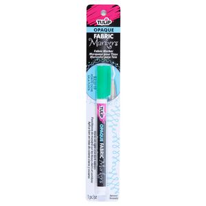 Tulip Opaque Fabric Marker Green