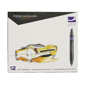 Prismacolor Art Markers Primary and Secondary Colours 12 Pack