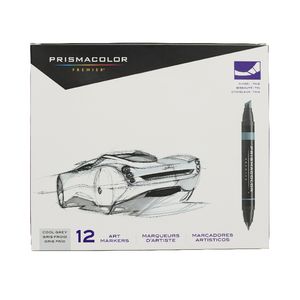 Prismacolor Art Markers Cool Grey 12 Pack