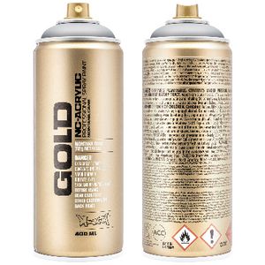 Montana GOLD Spray Paint 400mL Outline Silver