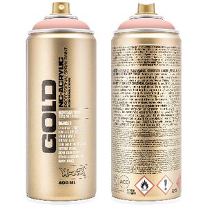 Montana GOLD Spray Paint 400mL Shrimp Pastel