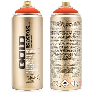 Montana GOLD Spray Paint 400mL Power Orange