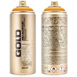 Montana GOLD Spray Paint 400mL Golden Yellow
