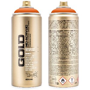 Montana GOLD Spray Paint 400mL Pure Orange
