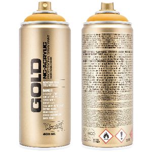 Montana GOLD Spray Paint 400mL Gold Matte