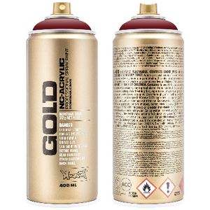 Montana GOLD Spray Paint 400mL Royal Red
