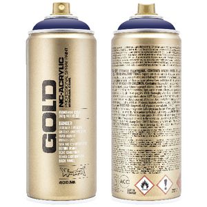 Montana GOLD Spray Paint 400mL Blue Velvet