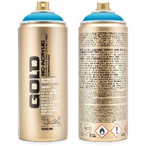 Montana GOLD Spray Paint 400mL Light Blue