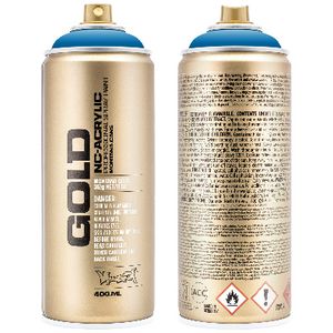Montana GOLD Spray Paint 400mL Blue Magic