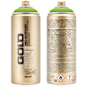 Montana GOLD Spray Paint 400mL Lawn Green