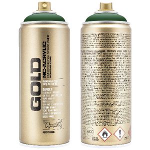 Montana GOLD Spray Paint 400mL Smaragd Green