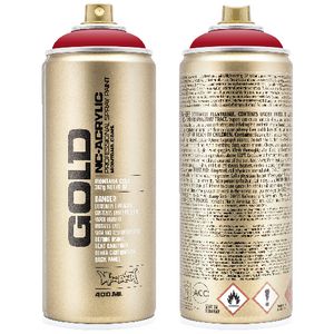 Montana GOLD Spray Paint 400mL Shock Red