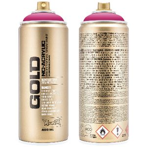 Montana GOLD Spray Paint 400mL Shock Pink