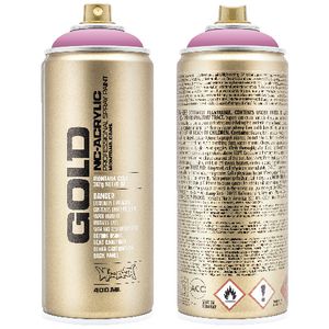 Montana GOLD Spray Paint 400mL Shock Pink Light