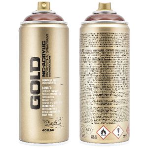 Montana GOLD Spray Paint 400mL Transparent Chestnut