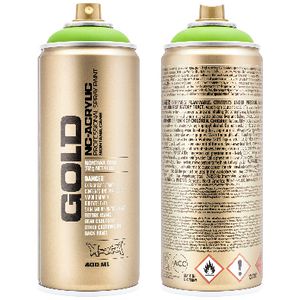 Montana GOLD Spray Paint 400mL Acid Green