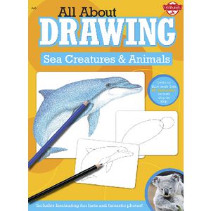 Walter Foster Jr All About Drawing Book Sea Creatures