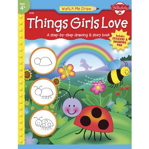 Walter Foster Jr Watch Me Draw Book Ladybug