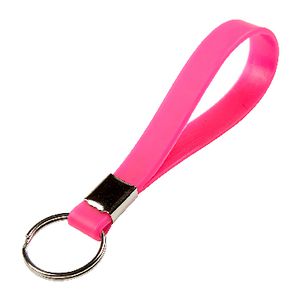 Rexel Silicon Band Key Ring Pink