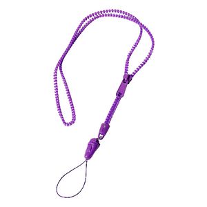 Rexel Zipper Lanyard Purple