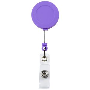 Rexel Silicone Badge Reel Purple
