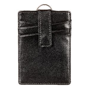 Rexel Leatherette Pass Holder with Key Ring